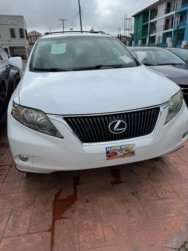 Lexus RX350, 2010, white, front, photo 1 of 10