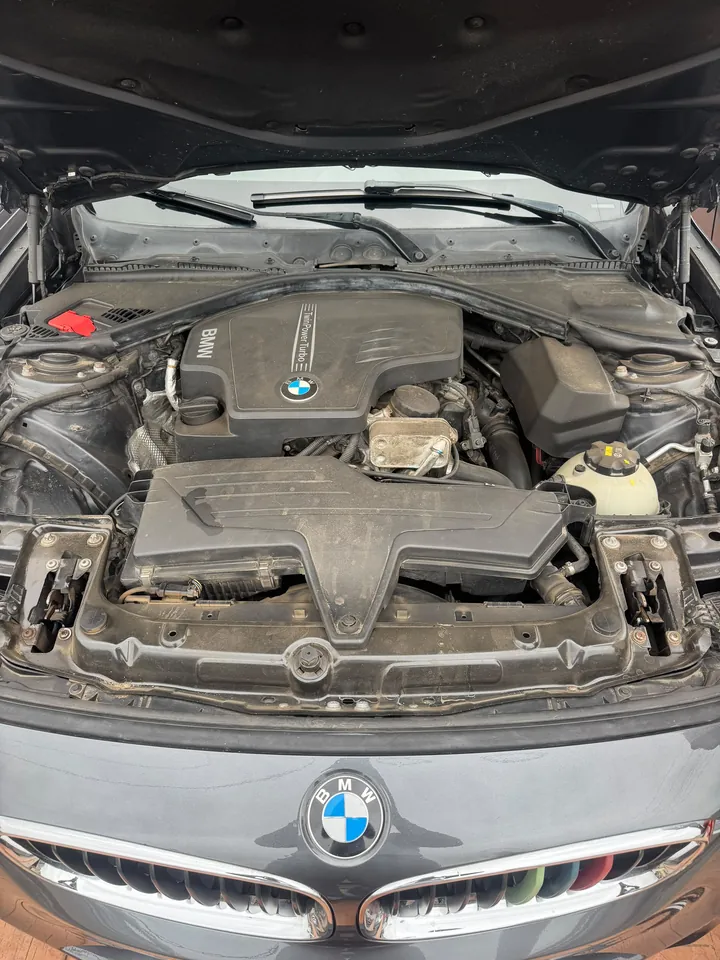 2015 BMW 328i Gran Turismo xDrive, ash (dark grey), engine, photo 8 of 8
