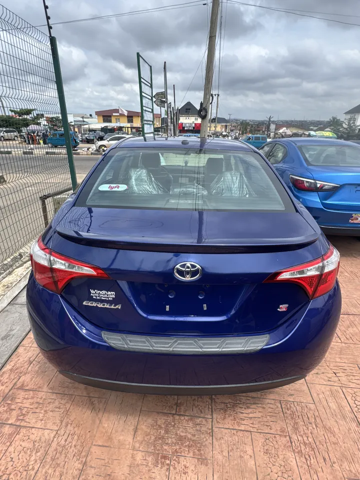 Toyota Corolla S, 2015, blue, rear, photo 4 of 9