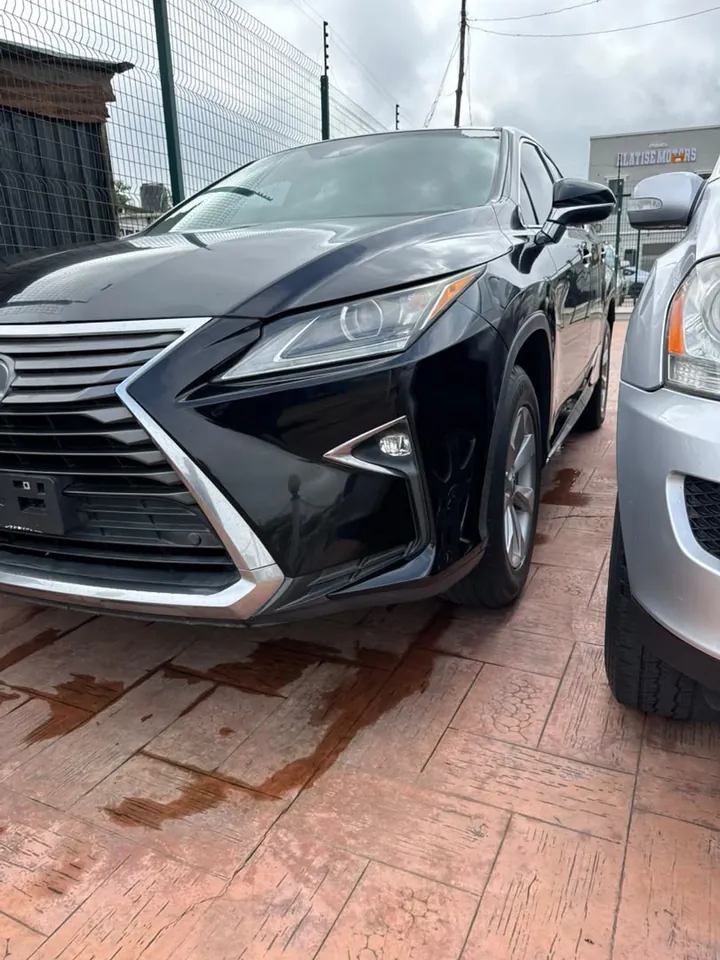 Lexus RX350, 2017, black, front 3/4, photo 3 of 14