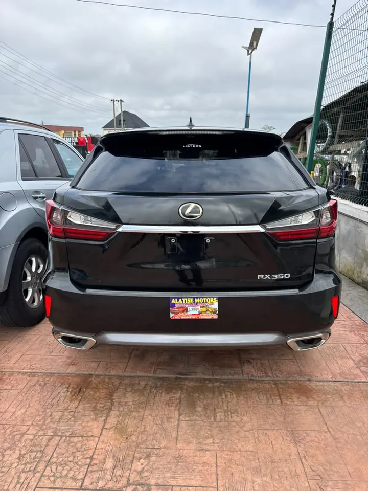 Lexus RX350, 2017, black, rear, photo 5 of 14