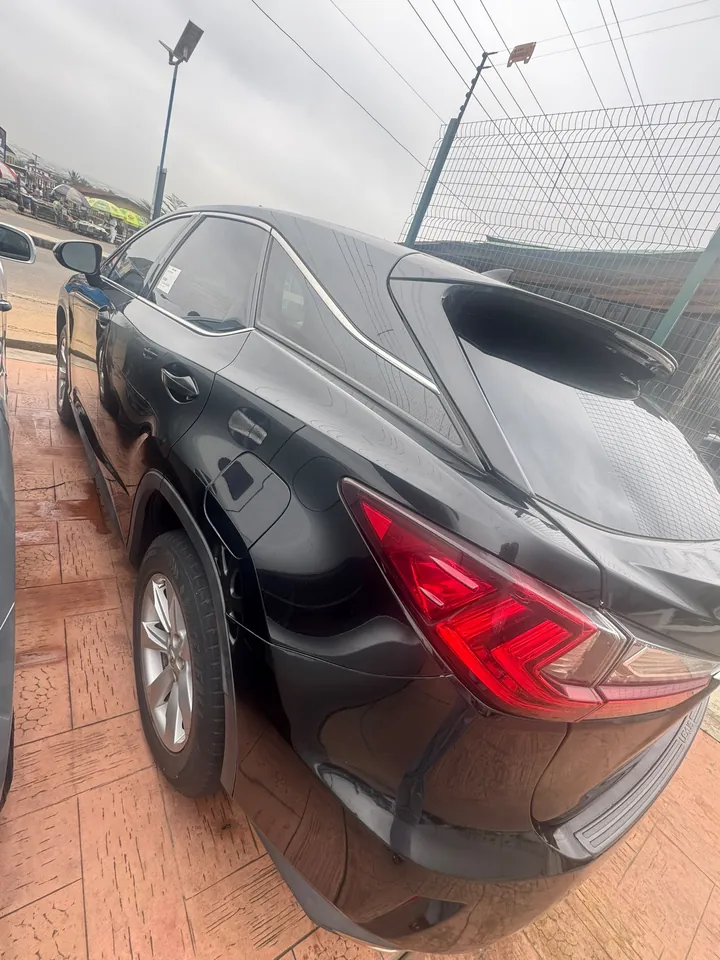 Lexus RX350, 2017, black, rear 3/4, photo 6 of 14