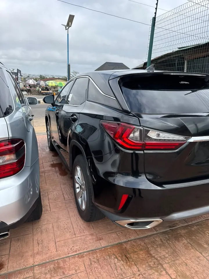Lexus RX350, 2017, black, rear 3/4 (other side), photo 9 of 14