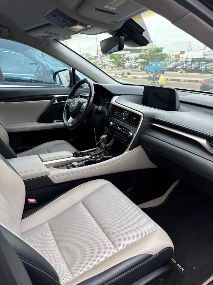 Lexus RX350, 2017, black, interior front, photo 12 of 14