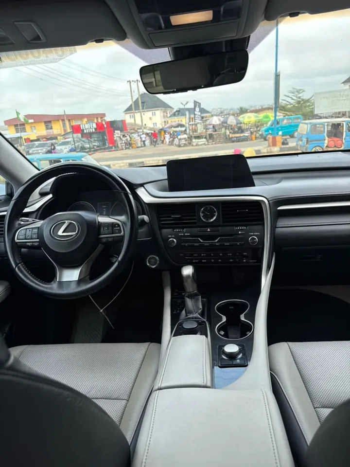 Lexus RX350, 2017, black, interior dash, photo 13 of 14